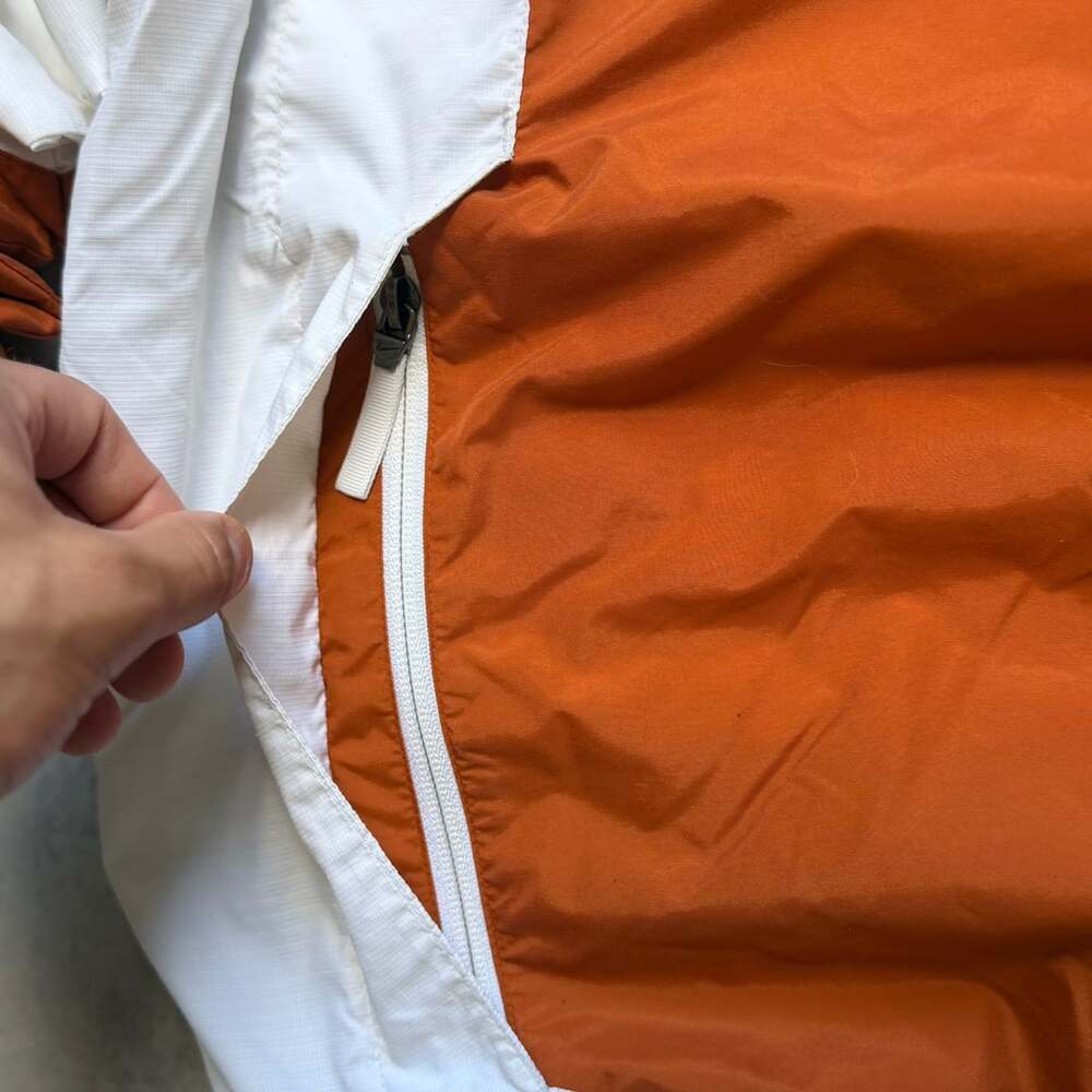 Nike Texas Longhorns Windbreaker Jacket Size XL Orange White Pullover - Picture 7 of 9